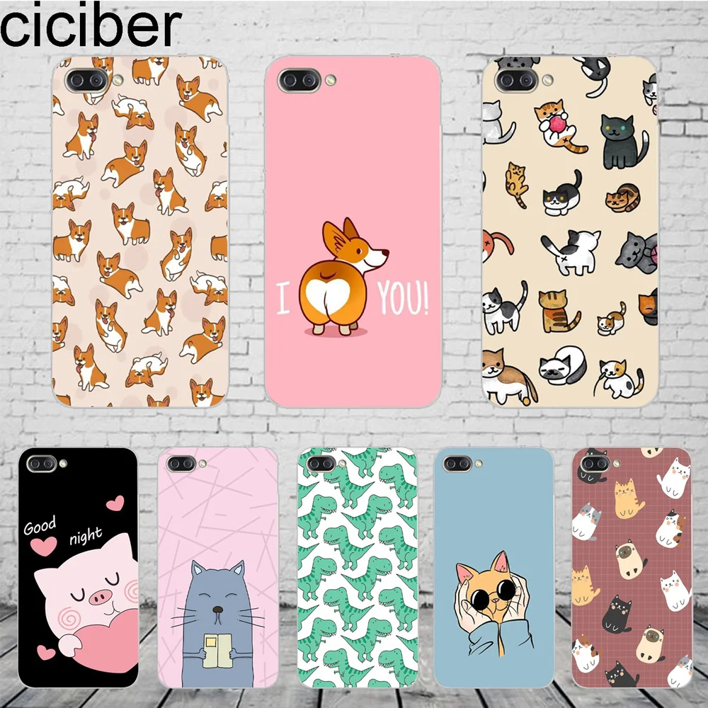 

ciciber Cat Dog Corgi Cover For ASUS Zenfone 3 Max ZC520TL For ZenFone Live 3 GO ZB501KL ZB500KL Phone Case Soft TPU Shell Coque