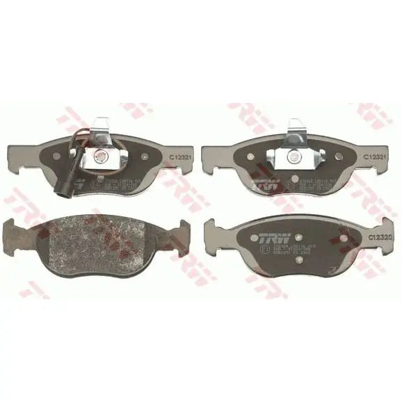 Колодки тормозные ALFA 145/146/FIAT BRAVO/PUNTO-01 передние TRW