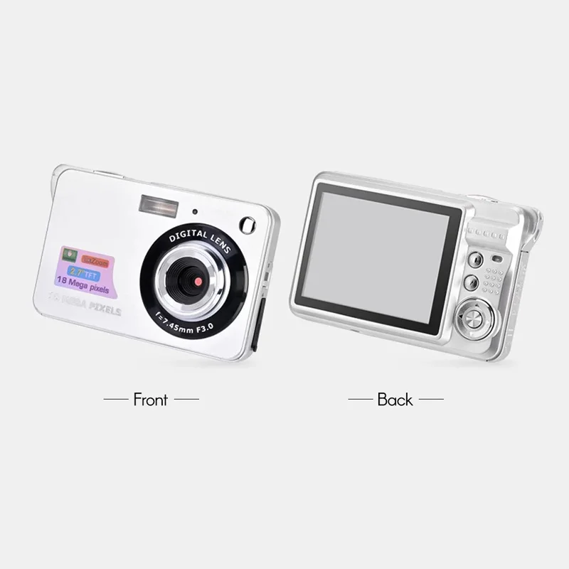 New K09 18MP 2.7 Inch LCD Screen 8x Zoom Smile Capture Anti-Shake Digital Camera for Child Gift