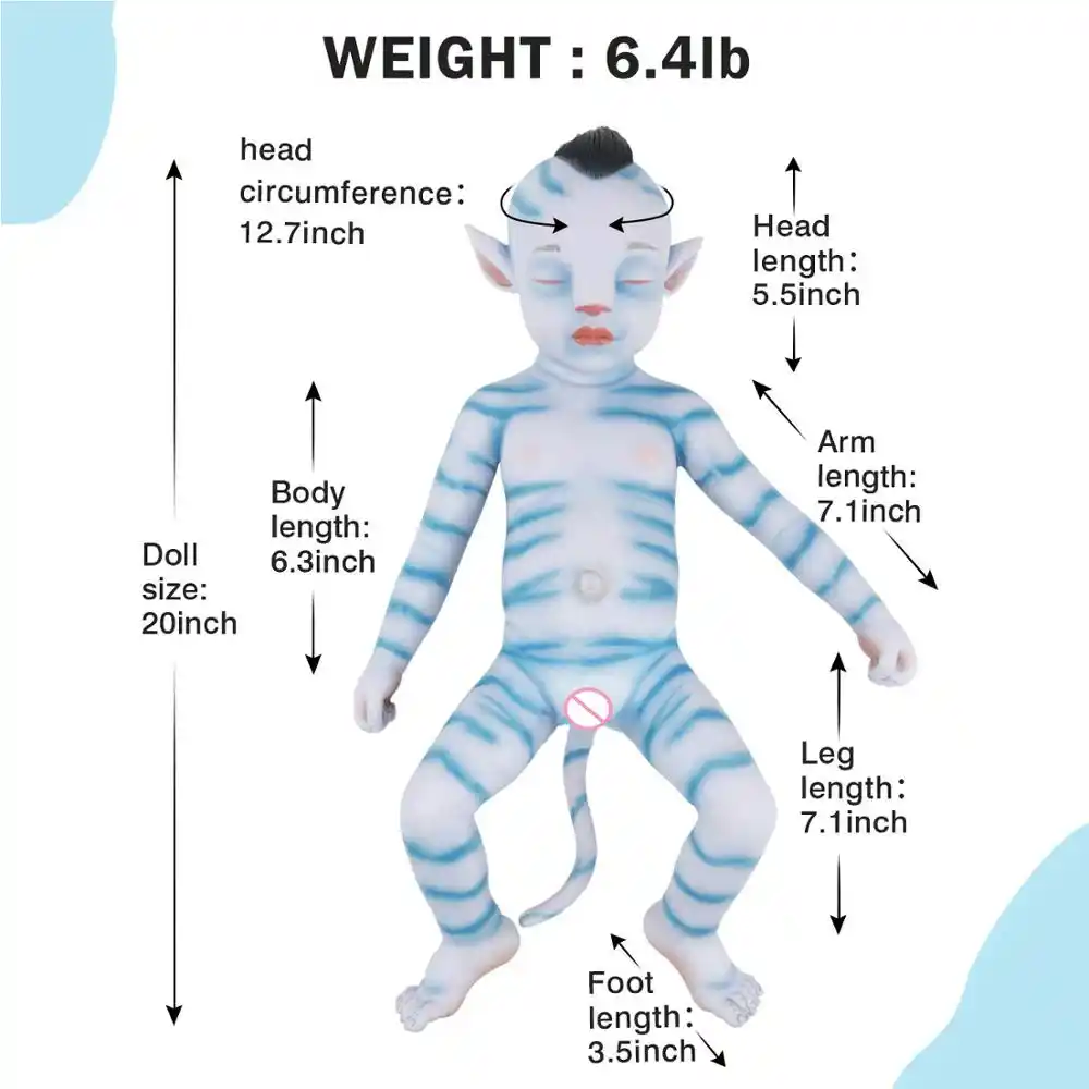 Ivita Wg1806rh 51cm 2900g Volledige Siliconen Reborn Baby Poppen Levensechte Zachte Pasgeboren Baby Ogen Gesloten Slapen Film Speelgoed Voor Kinderen Aliexpress