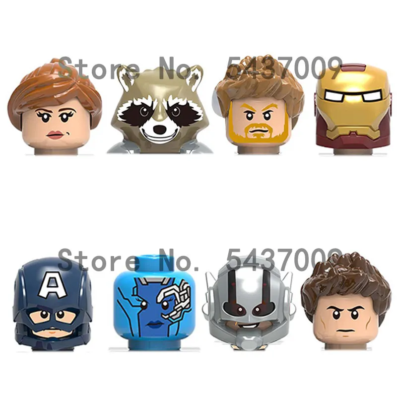 

X0233 Selling Movie Series Character Head Accessories Building Blocks Movable Dolls Children Toys Children Gift MiniFigure Toy