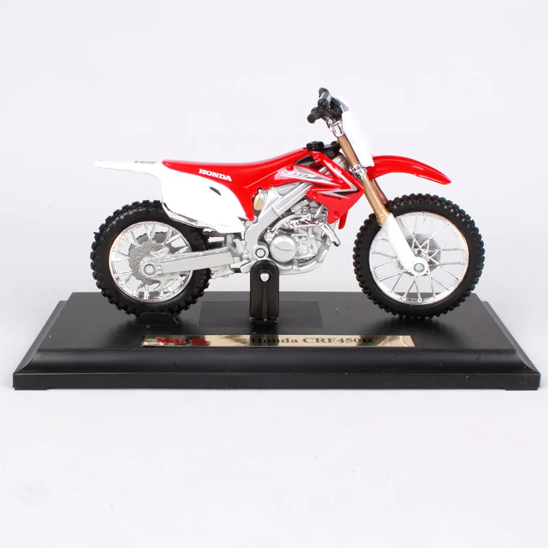 Maisto 1:18 Diecast Motorcycle Model For Honda CRF450R Collection Gift Toy 