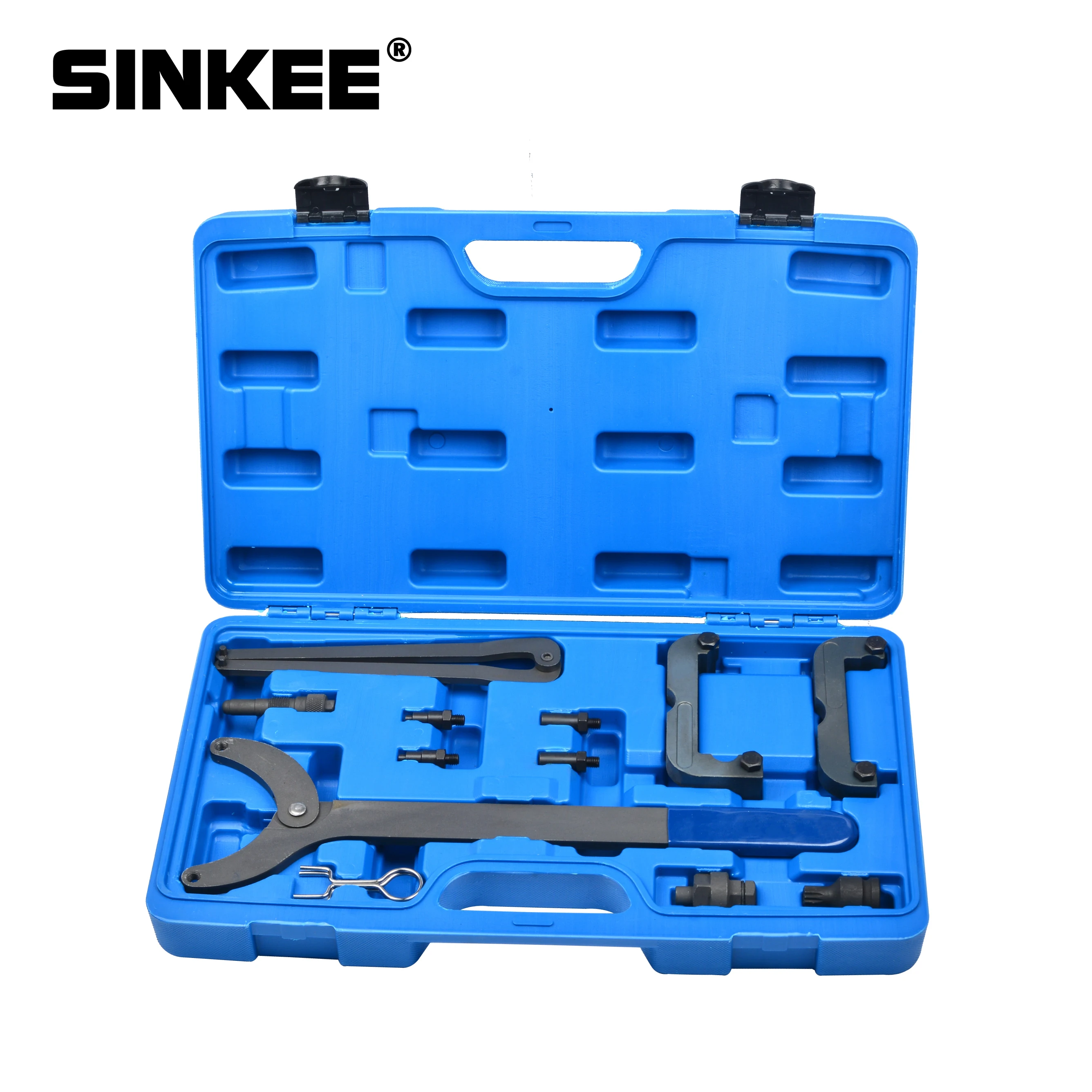 US $79.20 For VAG VW AUDI Engine Chain Timing Locking Tool Set A4 A5 Q5 A6 A8 20 28 30 TFSI SK1032