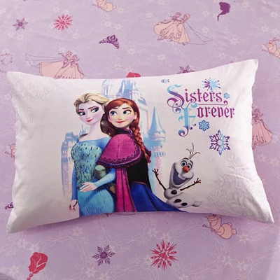 Наволочки disney Lilio Stitch Mc queen, 2 шт., наволочки с рисунком Микки, Минни, принцессы, наволочки, декоративные наволочки 48x74 см - Цвет: frozen