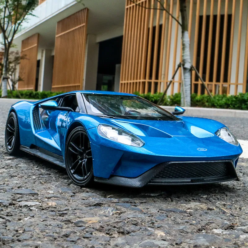 

Welly 1:24 2017 Ford GT сплав модель автомобиля Diecasts & Toy транспортные средства собирают подарки без дистанционного управления Тип транспорта игрушка
