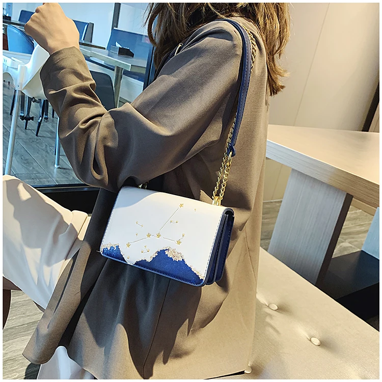 e Totes Bolsa para Mulheres Sacos Cadeia Bolsa