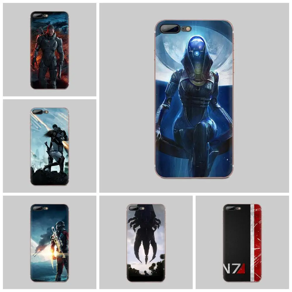 N7 Mass Effect мягкие сумки для мобильных телефонов samsung Galaxy Note 5 8 9 S3 S4 S5 S6 S7 S8 S9 S10 5G mini Edge