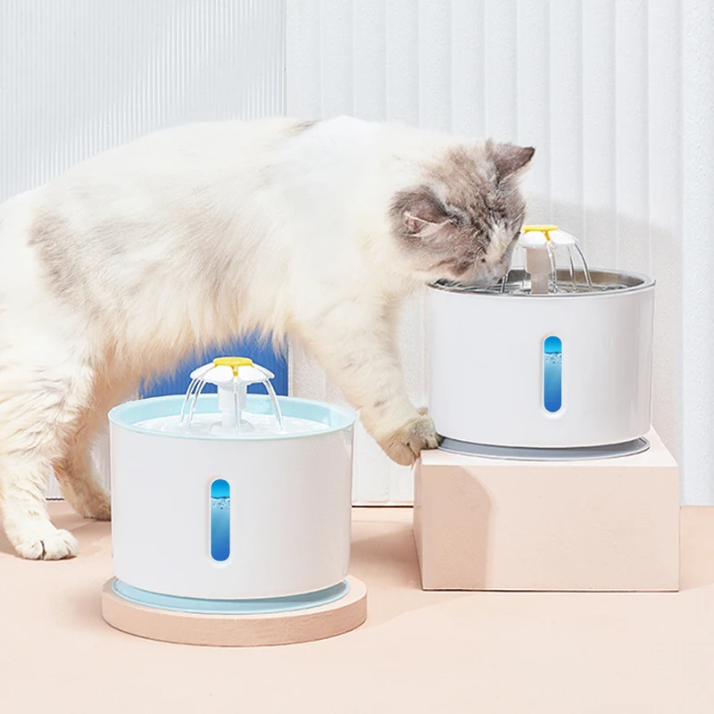 Pet Cat Dod Water Fountain Dog Drinking Bowl USB Automatic Water Dispenser Super Quiet Drinker Auto Feeder Pet Products Supplies