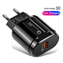 Lovebay быстрое зарядное устройство QC3.0 USB зарядное устройство EU US настенное зарядное устройство для мобильного телефона адаптер для iPhone 11 XS MAX Быстрая зарядка для samsung