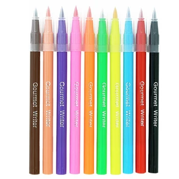 

Edible Pigment Pen Brush Food Color Pen For Drawing Biscuits Cake Decorating Tools Cake Diy Baking Cake Painting Hook Coloring P