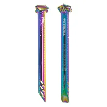 

Full CNC Bicycle Seatpost Colorful DH XC MTB Road Bike Seatpost 27.2/30.8/31.6mm*380mm Mountain Bike Seat Post Rainbow Seat Tube