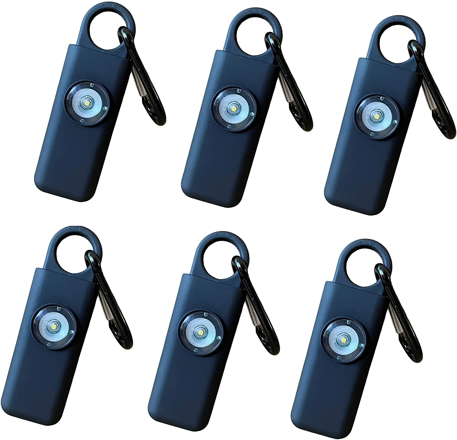 La sirena de autodefensa Original-alarma de seguridad portátil para mujer con luz LED SOS y mosquetón ayuda a ancianos y niños llamada de emergencia
