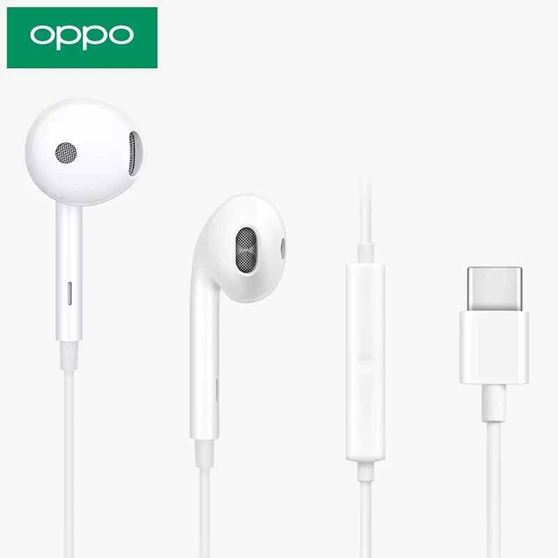 

OPPO original earphone type-c interface semi-in-ear earphone findx original earphone MH135 in-ear earphone