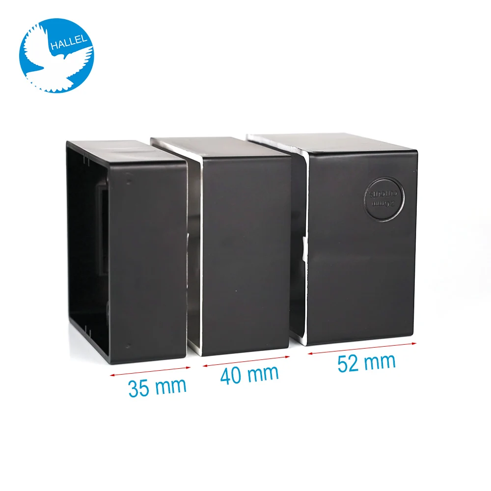 Deluxe Black Surface-Mount Junction Box