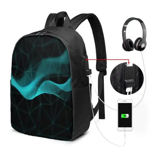 usb interfacebag 10 USB интерфейс плечи национальный флаг на выбор шаблон сумки для женщин большой емкости детей мужчин с наушниками путешествия рюкзак - Цвет: usb interfacebag 10