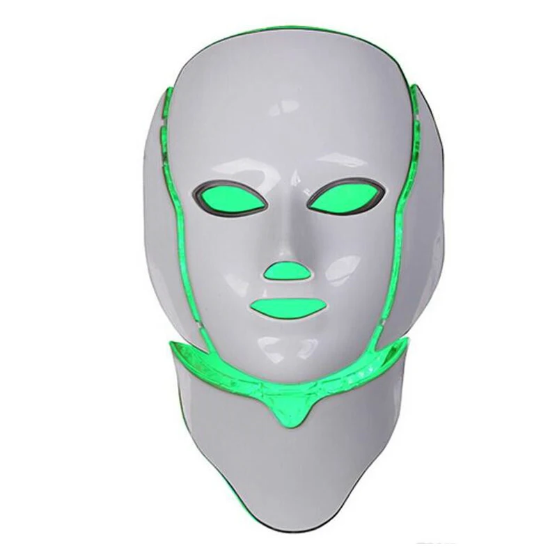  New Version 7 Photon Colors For Face And Neck Home Use Skin Rejuvenation PDT Light Therapy LED Faci - 4000479487775
