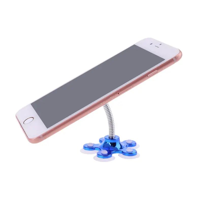 mobile stand 360 Degree Rotatable Metal Flower Magic Suction Cup Mobile Phone Holder Car Bracket for iPad iPhone Samsung Smart phones mobile phone holder