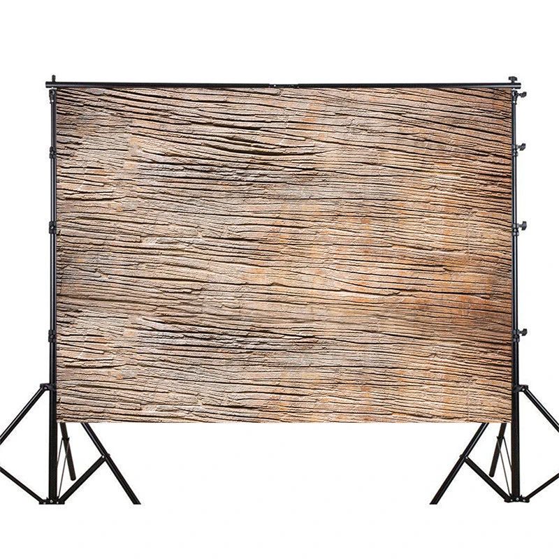 

WHISM Home Decoration Spray Painting 5x7 Feet Rectangular Floor Wood Grain Texture Theme Photography Background Cloth