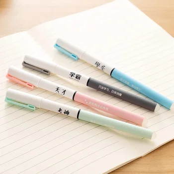

1Pc Cute Erasable Pen 0.38mm Black Blue Ink Gel Pen Novelty Washable Magical Pen For Kids School Stationery Supplies