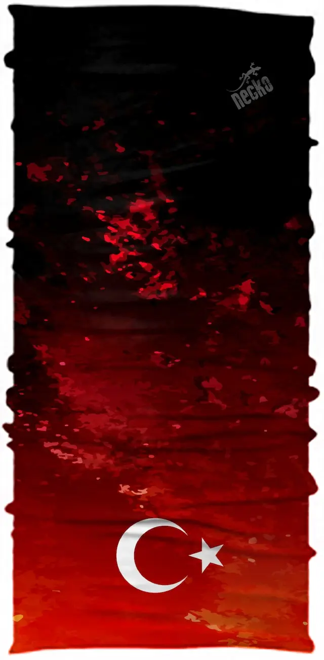 

Женская Бандана с турецким флагом