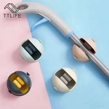 

New Wall Mounted Mop Handle Bar Holder Rack Brush Broom Organizer Hanger Hooks Waterproof Kitchen Bathroom Organizer Space Saver