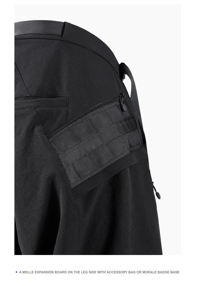 Reindee Lusion 21 ss 2 in 1 Molle system low crotch samurai pants techwear water repellent multi pockets waist adjustment