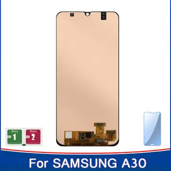 

100% New Display For Oled Samsung Galaxy A30 A305/DS A305F A305FD A305A LCD Display Touch Screen Sensor Panel Adjustable Parts
