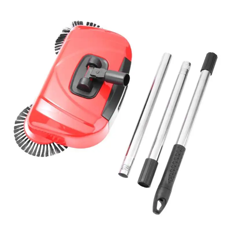 Stainless Steel Sweeping Machine Push Type Hand Push Magic Broom Dustpan Handle Household Cleaning Package Hand Push Sweeper Mop