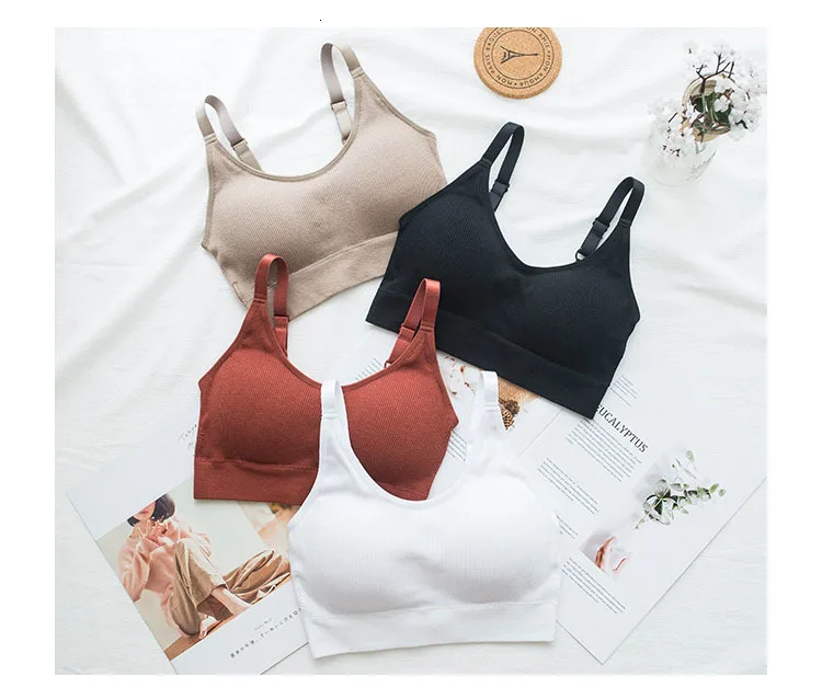 Roseheart, женский модный красный бюстгальтер без косточек, беспроводной, для девушек, с подкладкой, бюстгальтеры для женщин, глубокий v-образный вырез, для студентов, бюстгальтеры, нижнее белье, чашечки A, B, C размера плюс, для женщин