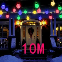 

10M Solar Lamp String LED String Fairy Lights Solar Power Two Functions Garlands Garden Christmas Decor Light For Outdoor