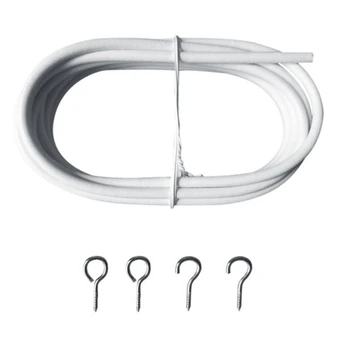 

Household Plastic Coated Wire Spring Curtain Rope Grip For Curtains Clamps For Curtain Tieback Replaceable Curtain Accessories