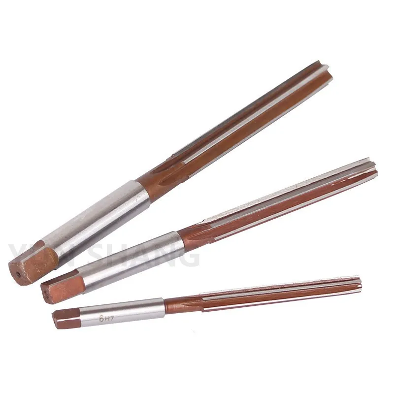 Hand Reamer CNC Chuck H8 Milling Cutter Straight Shank 2mm-8mm-20mm 2.5/3.5/4.5/5.5/6.5/7.5/8.5mm 5/7/10/17pcs Set Reaming Drill hand reamer