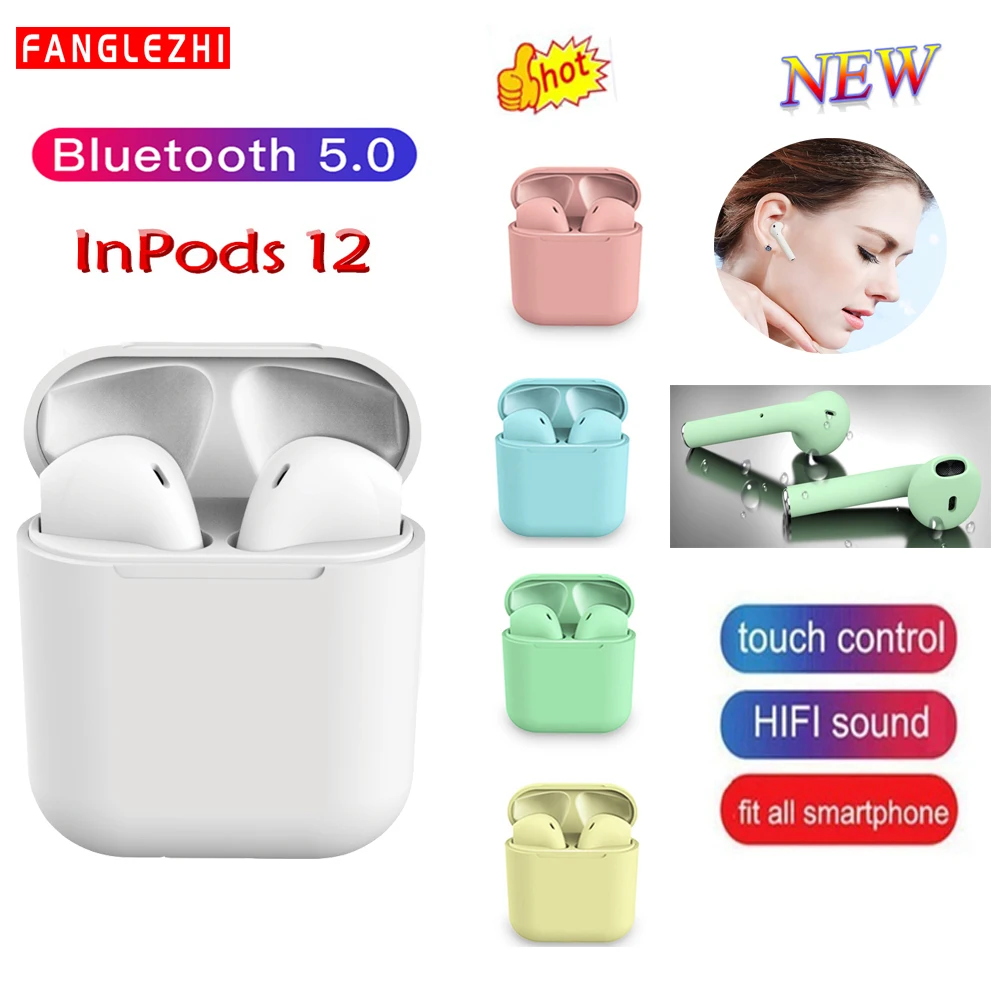 

Mini Bluetooth Headset 5.0 Wireless Headphones Bluetooth Earphones Sports with Charging Box for All Phone Samsung Huawei PK I10