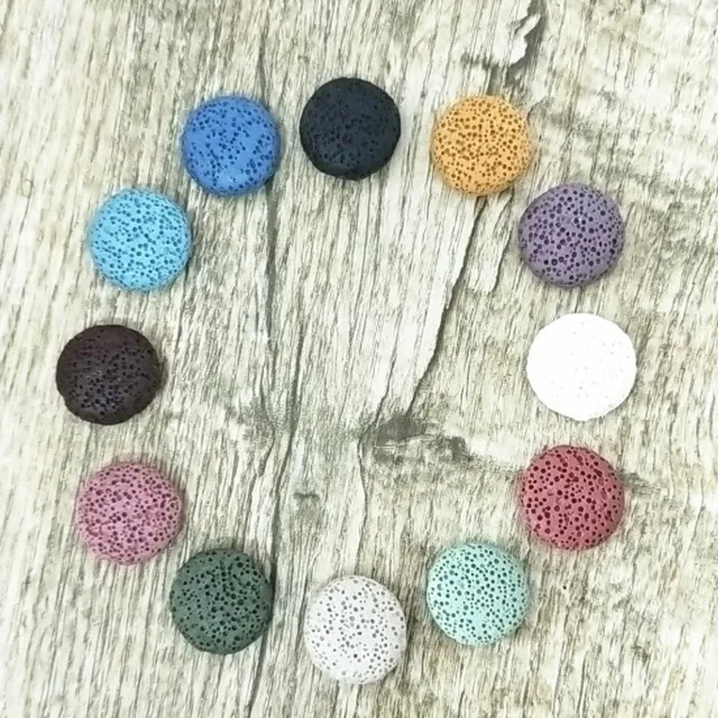 2mm Colorful Round Lava Stone Essential Oil Diffuser Beads Aromatherapy Rock DIY Necklace Bracelet Jewelry | Украшения и