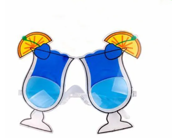 Hawaii Beach Novelty Sunglasses Bachelorette Hen Night Stag Glasses Carnival Beach Party Decoration - Цвет: blue