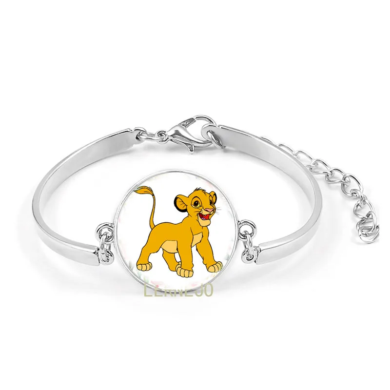 17 Simba Король Лев значок-подвеска ювелирный браслет rey leon le roi Lion Simba baby для детей ювелирные изделия - Окраска металла: 17