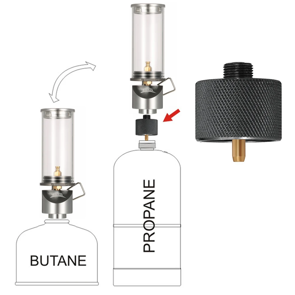 Переходник для печки кемпинга открытый газовый баллон для пропана адаптер конверсионная головка оборудование для кемпинга детали газовой плиты для путешествие на выживание