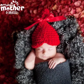 

Winter Baby Hat Cute Insect Kids Hat For Girl Bonnet Warm Wool Knitted Hats For Girls Children Boys Baby Photos Props