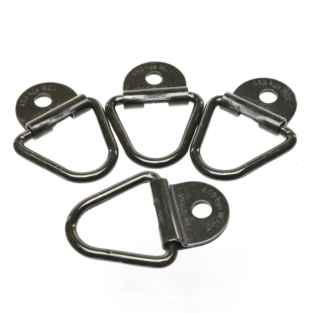 Cargo Tie Down Anchors For Truck Trailer Warehouse Boat 4 Pack Of Heavy Duty Steel V Ring Bolts Marine Hardware Aliexpress