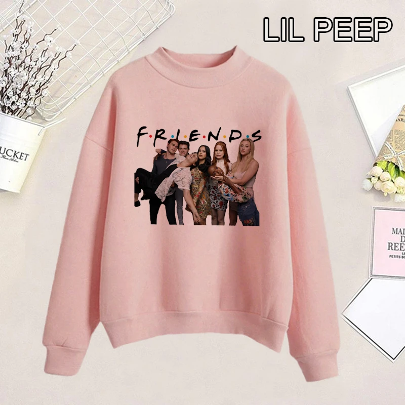 pink friends sweatshirt