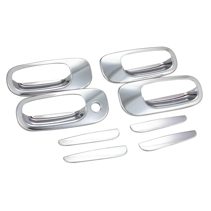 

Plastic Chrome glossy black door handle cover trim overlays for dodge charger 2005-2010