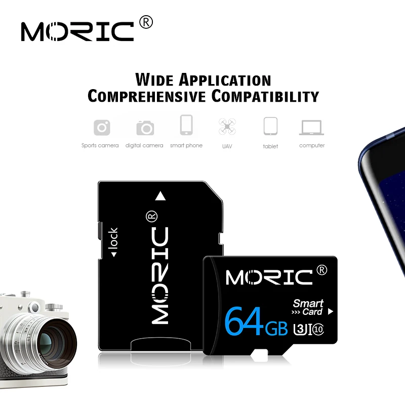100% оригинальная карта Micro SD 64 Гб Class10 памяти 32 TF 4 ГБ 8 16 128 мини для смартфона и