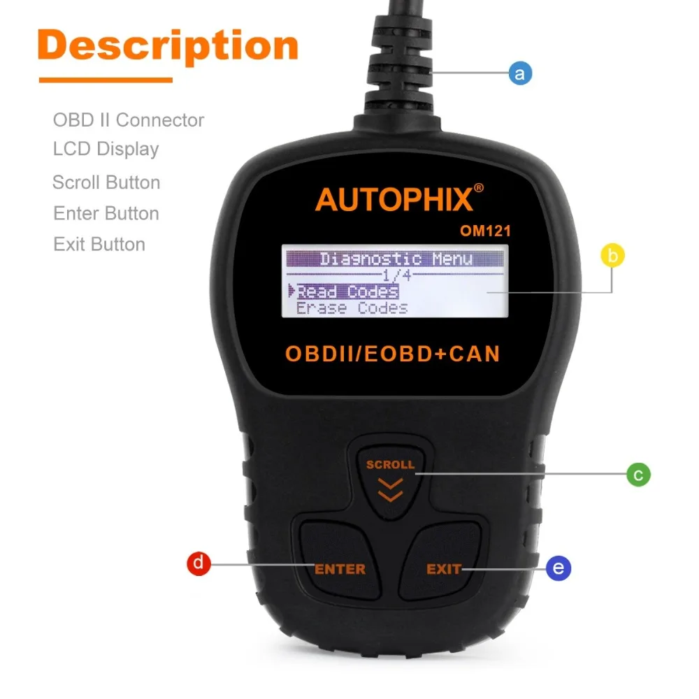 Autophix Obd2 сканер для диагностики авто автомобильный диагностический инструмент считыватель кода неисправности для VAG BMW Mercedes Obd 2 Easydiag Автомобильный сканер с несколькими языками диагностика обд сканер дл