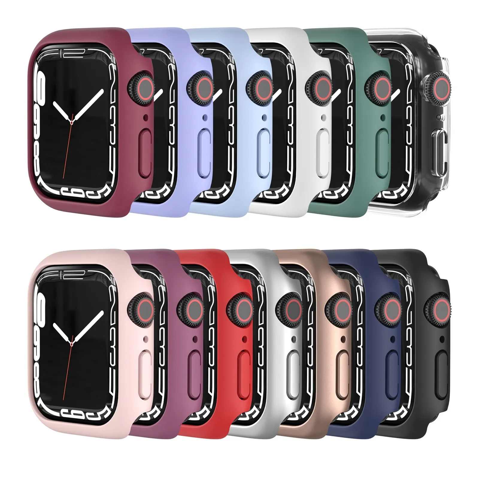 For Apple Watch Series 7 Case Hard PC Protective Shell Ultra-thin Shockpoof  Case Cover For Apple Watch Series 7 41mm 45MM Case