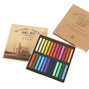 

Students Painting Crayons Soft Pastel 12/24/36/48 Colors/Set Art Drawing Set Chalk Color Crayon Brush Stationery for Students