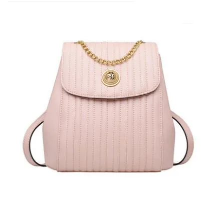 FOXER новые дизайнерские сумки известный бренд женские сумки Роскошный кожаный рюкзак модный женский рюкзак с цепочкой - Цвет: Apricot