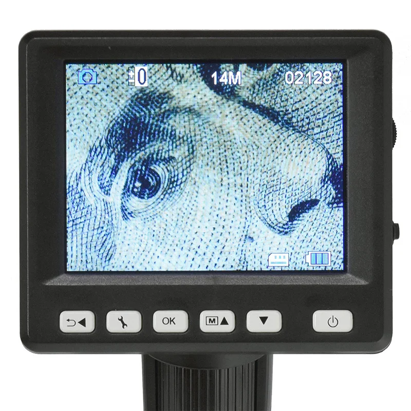 SeeSii 3.5inch 1080P Portable Desktop Magnification Microscope Professional 1000X LCD Digital Microscope Up to 32G Micro Card