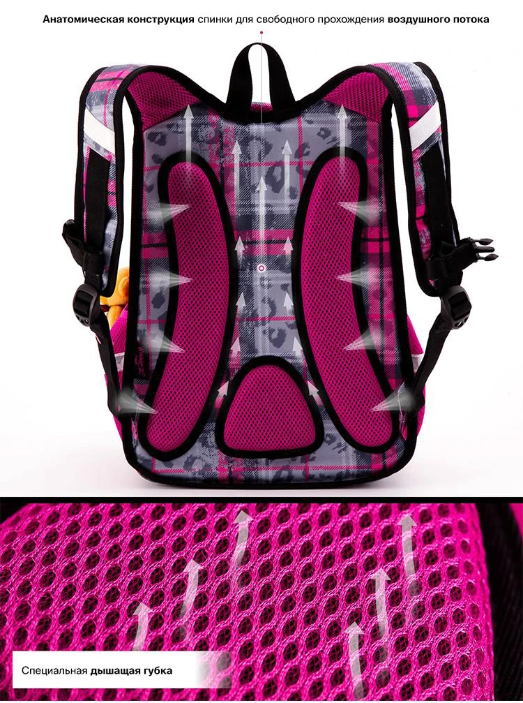 3D Cartoon Sparkling Unicorn School Bag For Girls