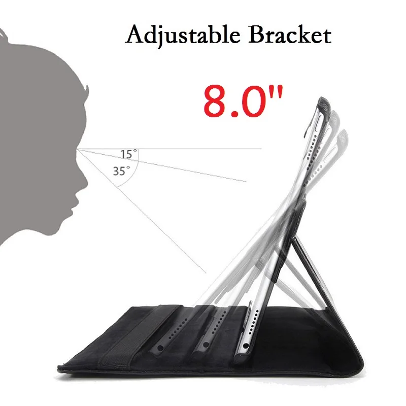 Inteligente para Samsung Galaxy Tab a 8.02023 Sm-t290 T295 T297 Rotação 360 pu 80 Polegadas Case - Imagem 3