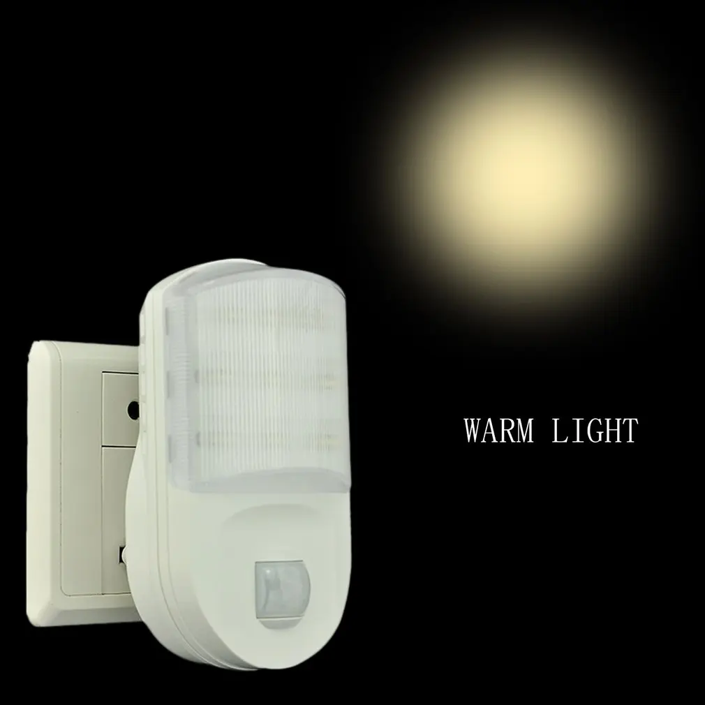 

Plug In PIR Motion Sensor Light Hallway Socket LED Night Light Portable Safety Light for Bedroom Walkway